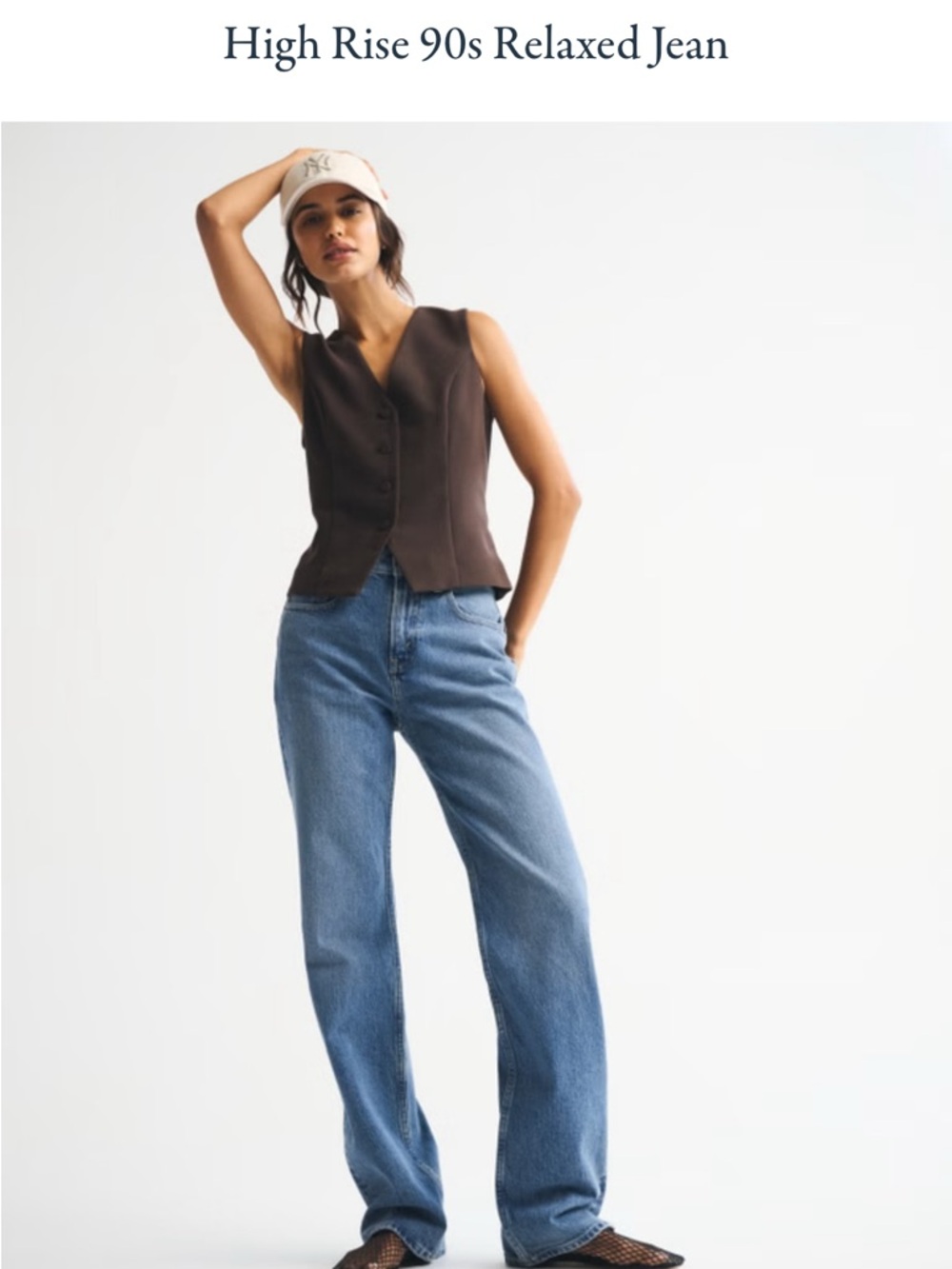 Abercrombie & Fitch 90s Relaxed High-Rise Jeans - 30 (10) short